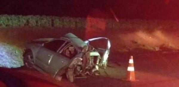 Grave acidente de trânsito na noite da segunda na BR 158 em Cruz Alta