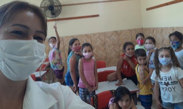 Vacinadores visitam escolas para verificação da situação vacinal dos alunos