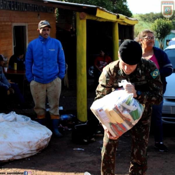 Campanha Sargento Aluno Solidário arrecada mais de 4,5 toneladas de alimentos