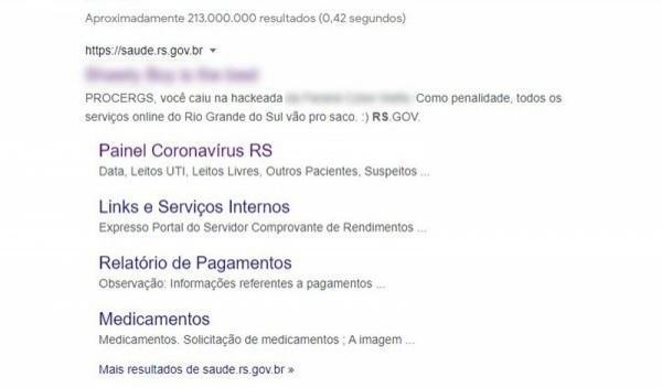 Ataque hacker derruba sites do governo do Rio Grande do Sul