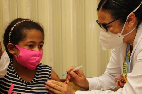 Vacinação em crianças a partir de 6 anos continua durante essa semana