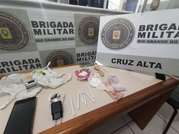 Homem é preso por tráfico de drogas em Cruz Alta