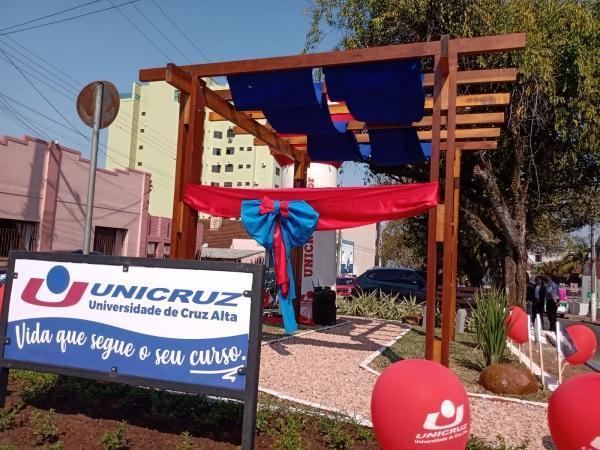 Unicruz entrega espaço ao ar livre em comemoração aos 200 de Cruz Alta