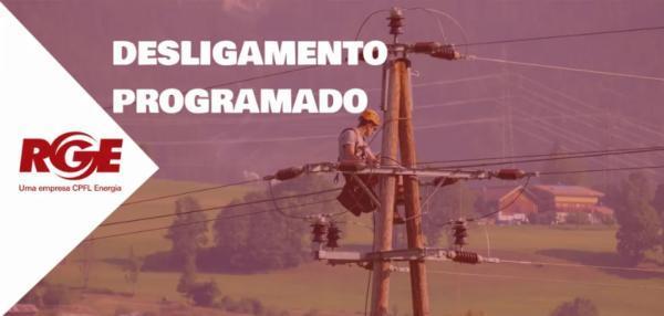 Desligamento  RGE afeta na quarta: Educacional, V, Nova, Progresso e Planalto