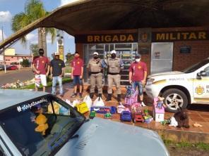 Brigada Militar e Grupo Otopatamar atingem meta na arrecadação de brinquedos