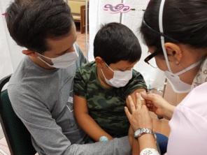 Vacinação Infantil contra a covid-19 para 1º e 2º doses continua em Cruz Alta
