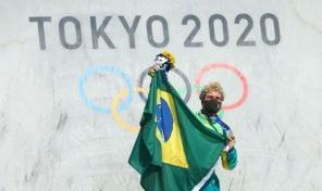 Pedro Barros conquista prata no skate park da Olimpíada