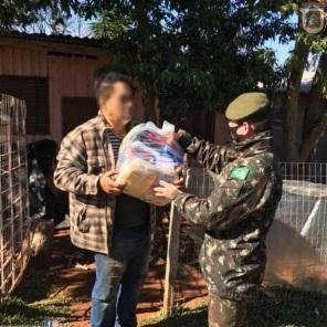 Projeto Sargento Aluno Solidário da EASA distribui 321 cestas básicas