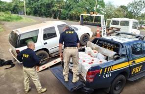 PRF prende contrabandista com 1.000 litros de agrotóxicos ilegais em Cruz Alta