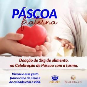 Campanha Páscoa Fraterna do Santíssima entrega as doações ao São Vicente