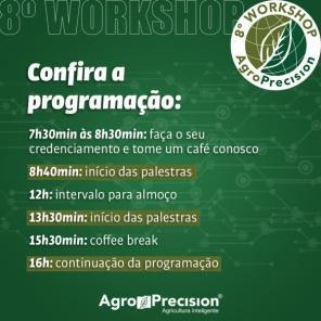8º Workshop AgroPrecision será realizado nesta quinta no Clube Arranca