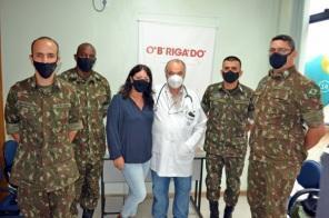 Militares da EASA realizaram doação de sangue para o Hospital São Vicente