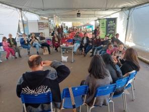 Fórum Gauchesco de Surdos reuniu público em frente ao Ginásio Municipal
