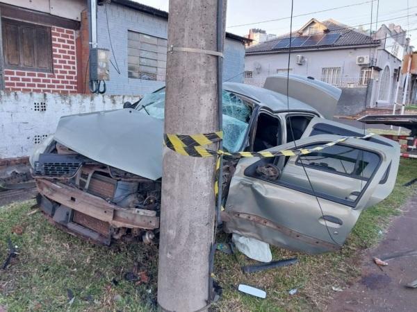 Homem morre em acidente de trânsito na madrugada da segunda-feira