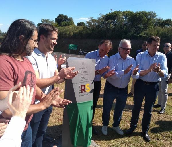 Inauguração do trevo da ERS-342, aconteceu hoje em Cruz Alta