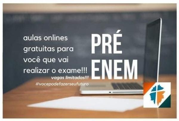 Setor Juventude oferece aulas gratuitas de preparação para o Enem