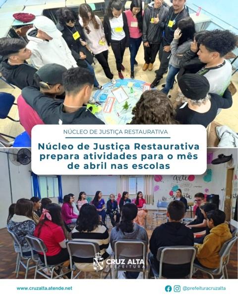 JUSTIÇA RESTAURATIVA >Uma das esperanças de uma convivência em paz nas escolas