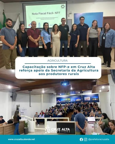 Capacitação sobre NFP-e orienta produtores rurais em Cruz Alta