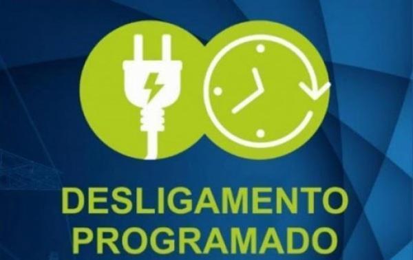 Haverá desligamento programado de energia elétrica nesta terça-feira 