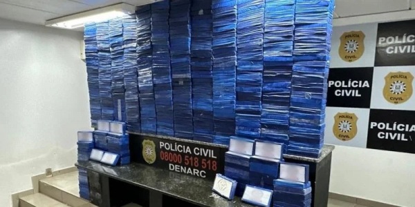 Polícia apreende mais de meia tonelada de cocaína em Canoas