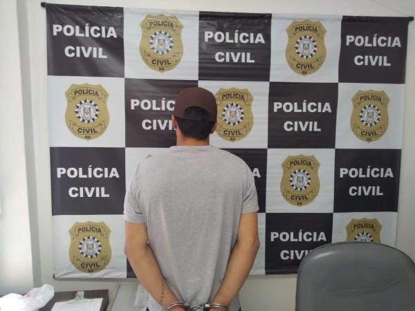 Assaltante é preso pela DRACO em Cruz Alta