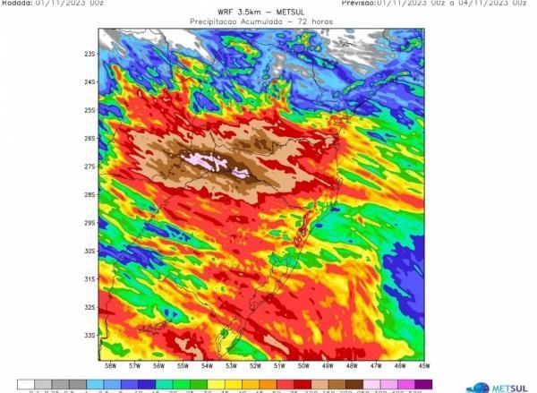  RS: Ciclone intenso na costa trará ventania, muita chuva e fortes tempestades