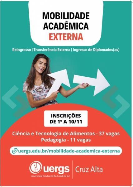 Uergs abre inscrições para Mobilidade Acadêmica Externa