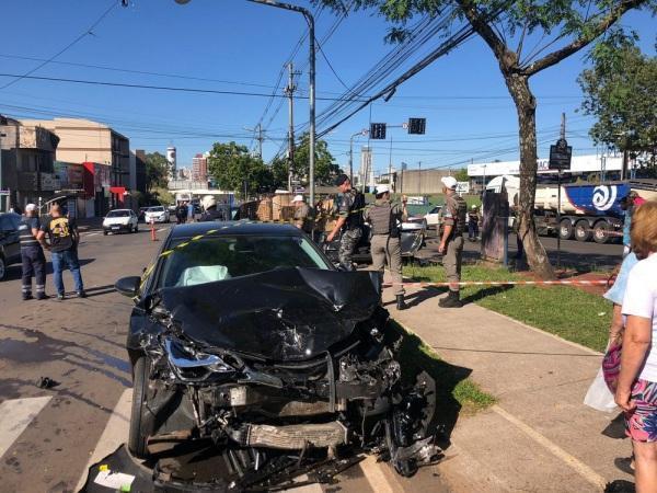 Avô e neto morrem em acidente de trânsito em Passo Fundo