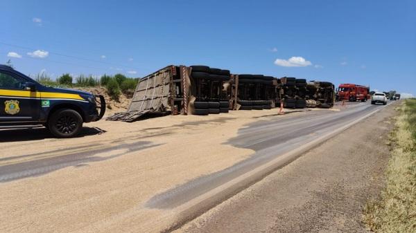 BR-158: Polícia Rodoviária Federal confirma a morte do condutor da carreta