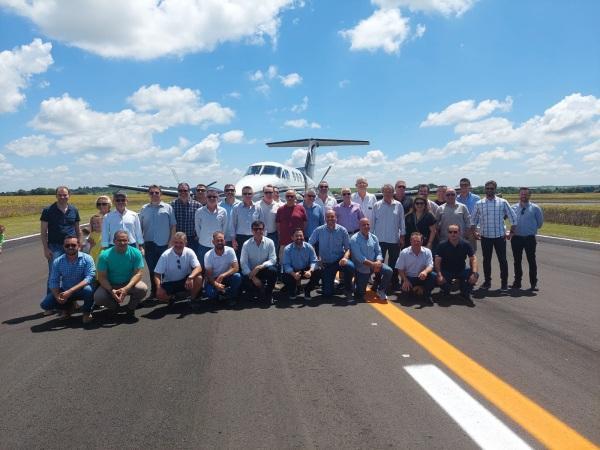 Inaugurado novo asfaltamento da Pista do Aeródromo de Cruz Alta
