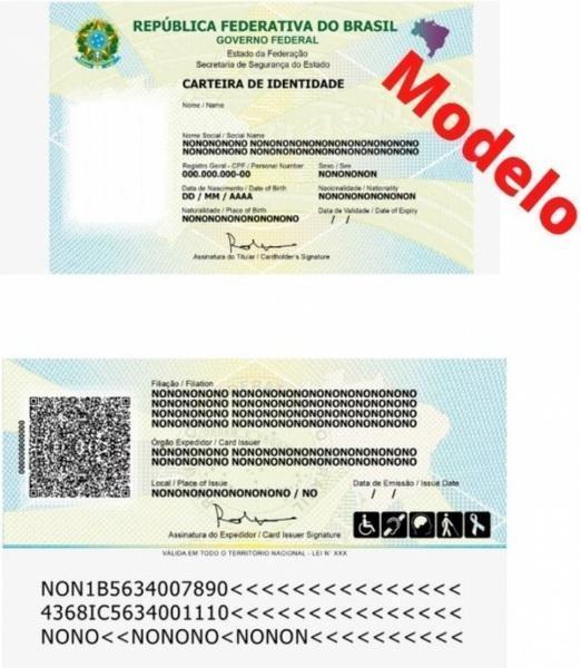Nova Carteira Nacional de Identidade terá registro único