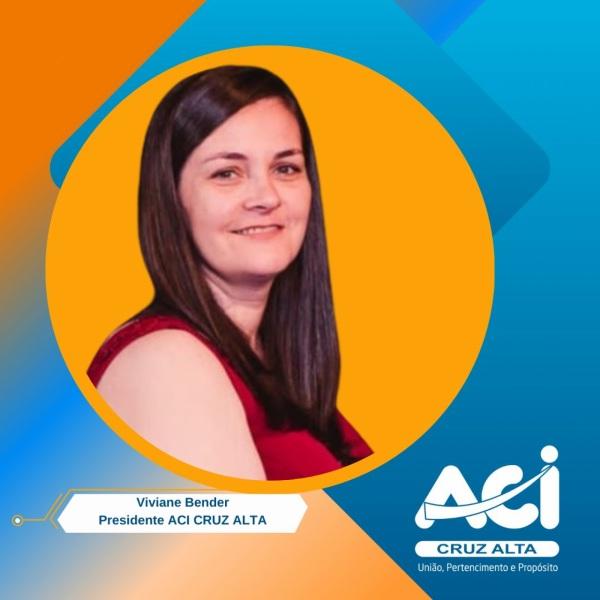 A PRIMEIRA MULHER PRESIDENTE EM 112 ANOS:Viviane Bender assume a ACI Cruz Alta