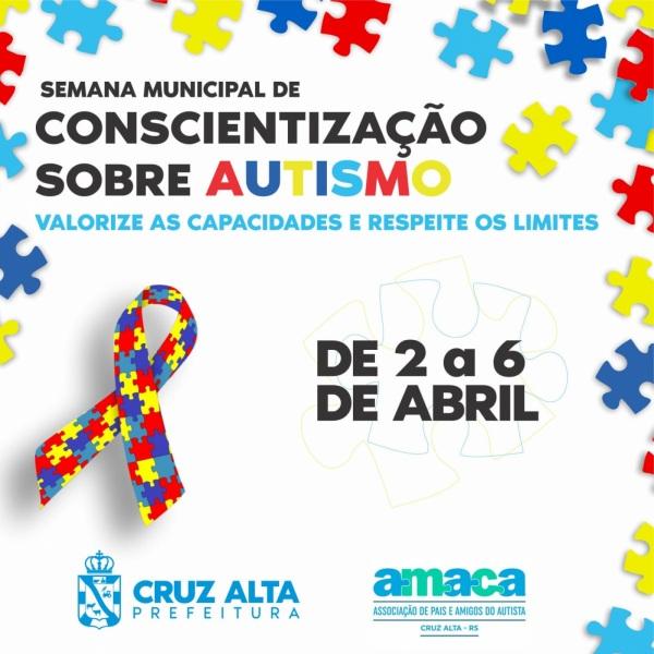 Continua hoje a Semana de Conscientização sobre o Autismo em Cruz Alta