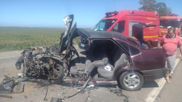 Acidente na BR-158 em Júlio de Castilhos resulta em motorista ferido