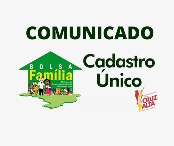 A SMDS informa que o sistema para realização do CadÚnico está indisponível