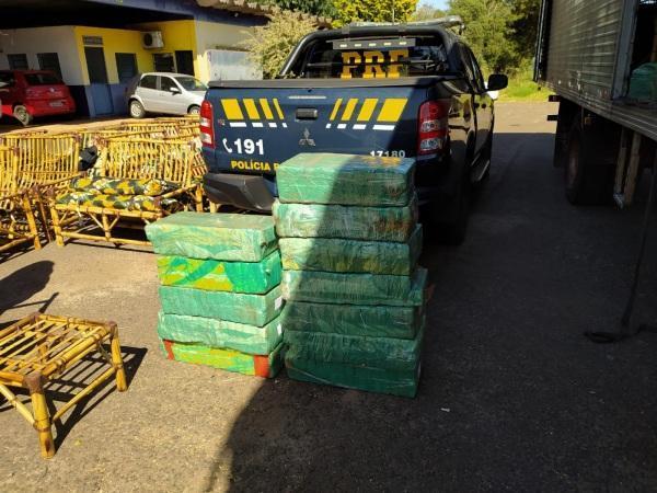 PRF prende traficante com quase meia tonelada de maconha em Cruz Alta