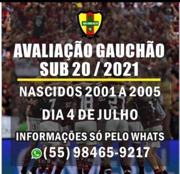 SER Cruz Alta promove avaliação de jogadores