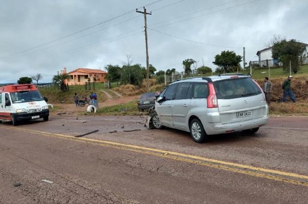 Seis pessoas ficam feridas em acidente com veículo de Cruz Alta na RSC-471