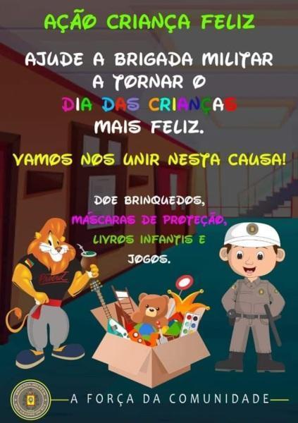 Brigada Militar realiza seu Drive-Thru Solidário neste sábado 