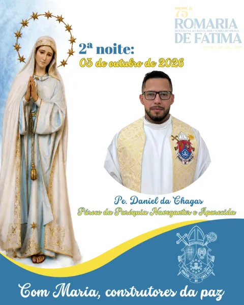 Novena da 75ª Romaria de Fátima começou sexta e tem o 2ª dia hoje na Catedral