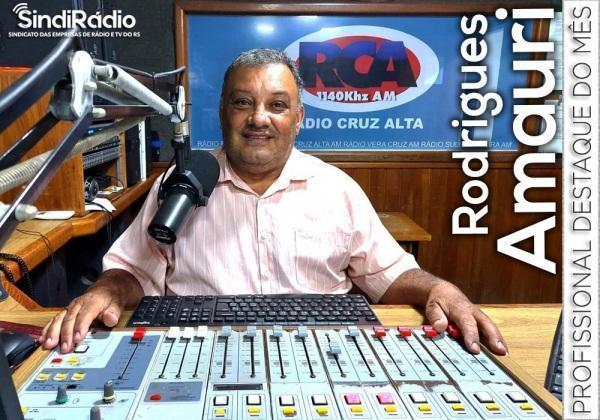 Amauri Rodrigues é o Profissional Destaque de Janeiro do SindiRádio