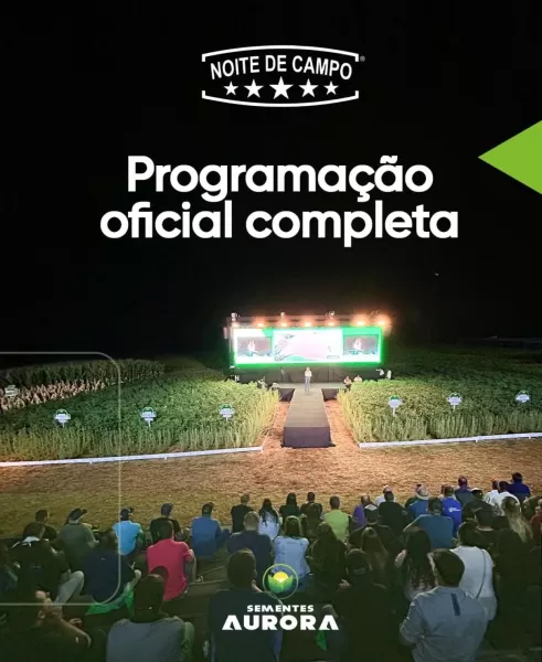 Sementes Aurora promove 15ª edição da Noite de Campo