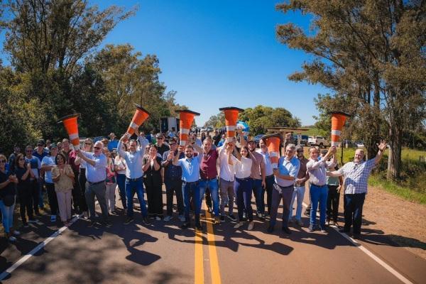 Prefeitura de Cruz Alta inaugura obra de pavimentação do acesso à Benjamin Not