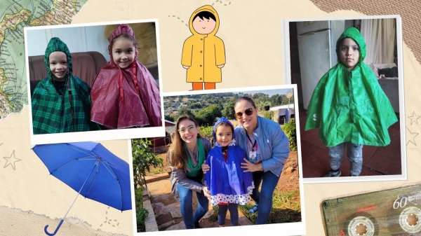 Projeto Vai Pela Chuva Transforma Guarda-Chuvas em Capinhas para Crianças