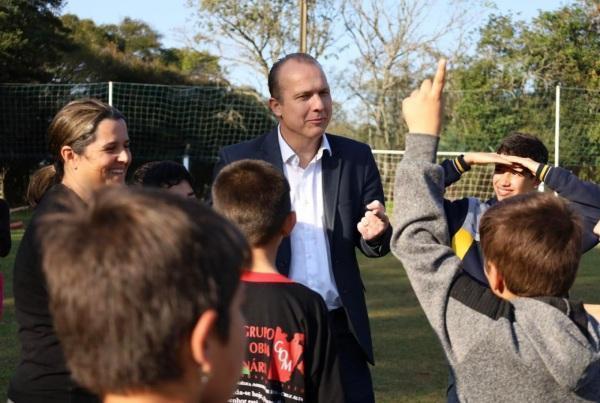 Prefeito em exercício Gustavo Bilibio visitou o projeto AABB Comunidade 