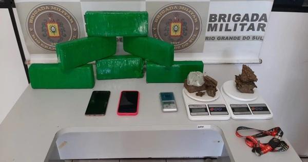 Dupla é presa por tráfico de drogas na quinta-feira em Ijuí
