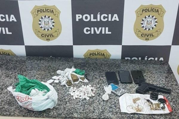 Três pessoas são presas em Santo Ângelo por tráfico de drogas