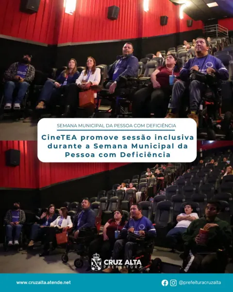 CineTEA promove inclusão e acessibilidade na semana da pessoa com deficiência
