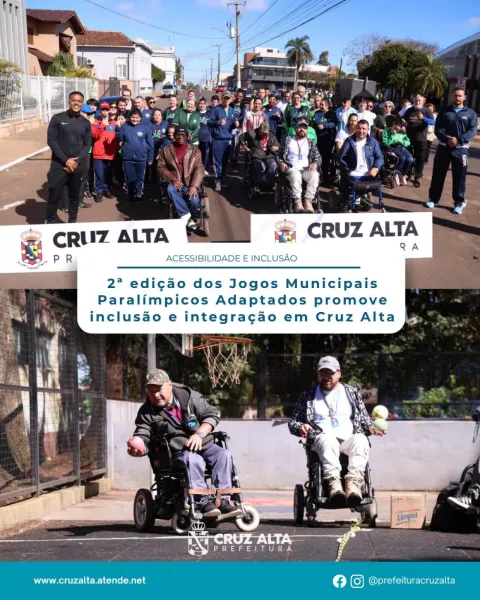 Jogos Paralímpicos Adaptados reúnem participantes em Cruz Alta