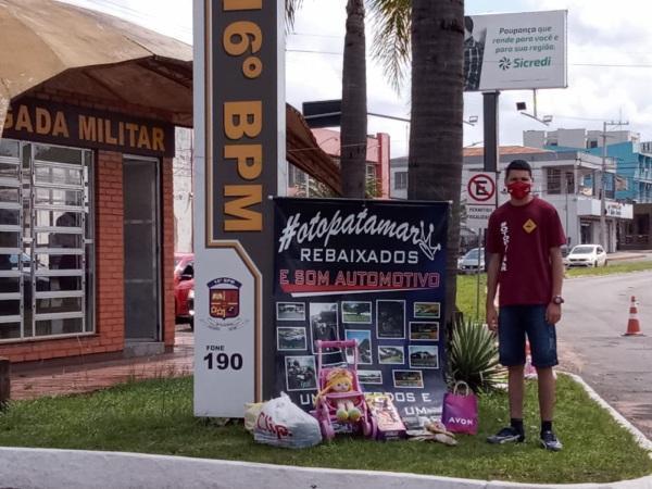 Brigada Militar e Grupo Otopatamar atingem meta na arrecadação de brinquedos